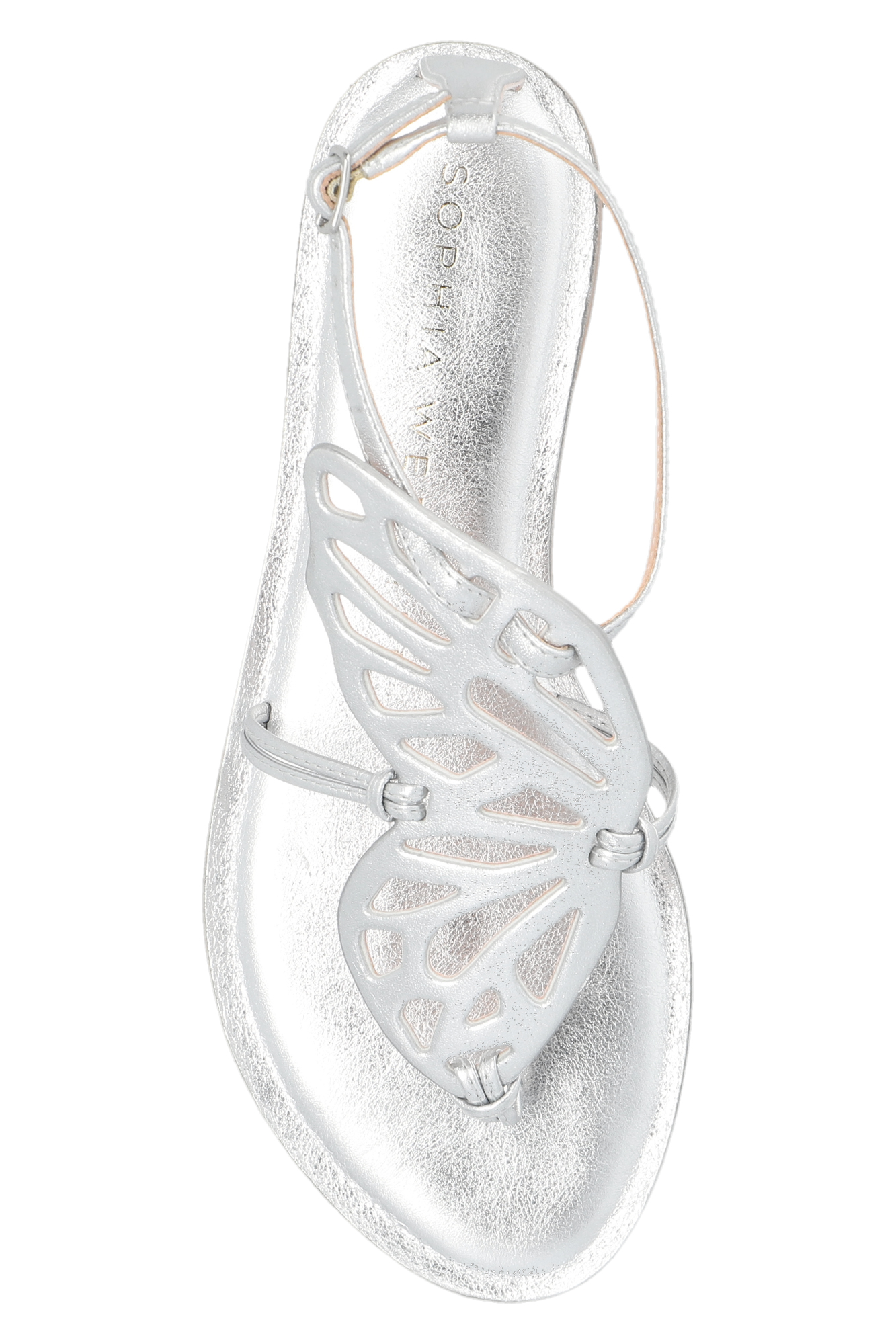 Silver Butterfly sandals Sophia Webster Vitkac France